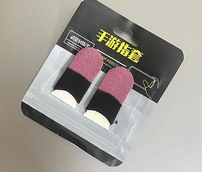 10 stücke Handy, Mobiltelefon Spielen Finger Ärmel Anti-Schweiß Finger Ärmel Für PUBG praktisch-Spiel Silber Faser Touchscreen Gamer Daumen schutz: Orange