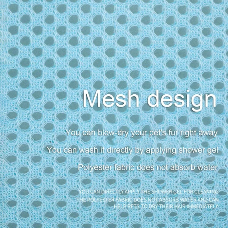 Kat badtas, ademend gaas anti-kras kat bruidegom badtas verstelbare kattenverzorgingstas voor baden nagel trimmen