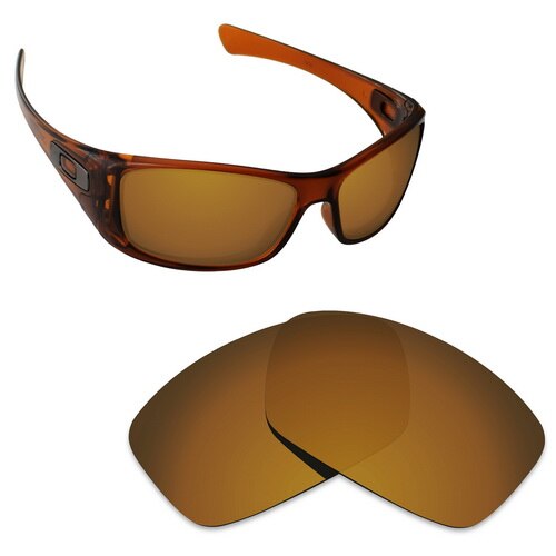 ToughAsNails Polarized Replacement Lenses for Oakley Hijinx Frame - Varieties: Peach Gold