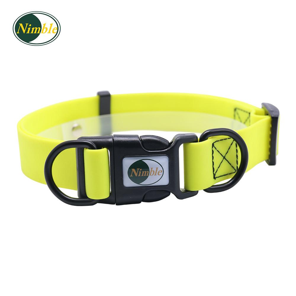 Wendbare Huisdier Halsband Pvc Waterdichte Kraag Anti Vuil Makkelijk Schoon Voor Grote Kleine Honden Puppy dierbenodigdheden: Yellow / S