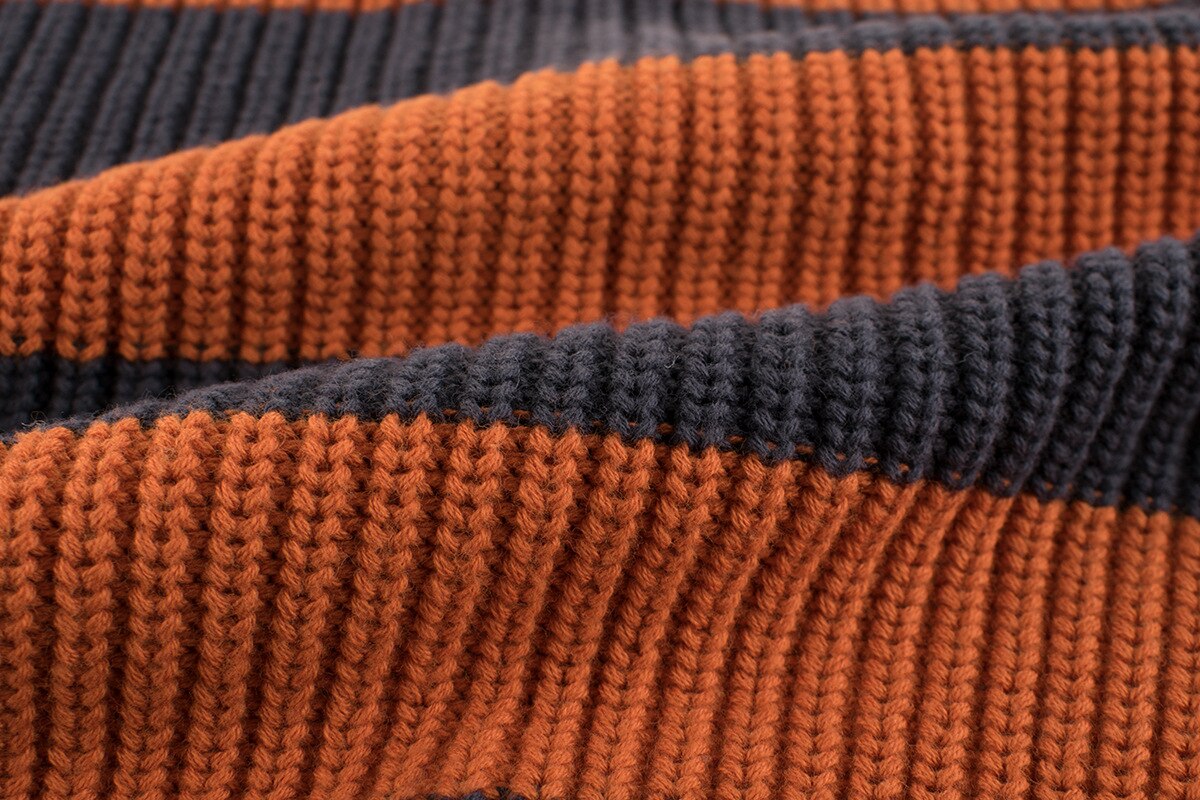 Pull à rayures pour bébé garçon, pull en coton tricoté, décontracté et ample pour enfant en bas âge, vêtements d'automne et d'hiver