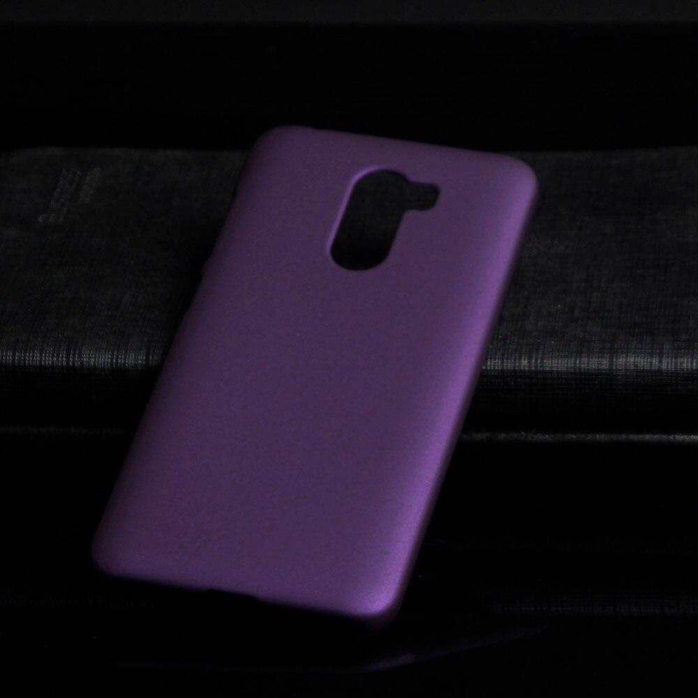 Matte Plastic Coque Cover 5.99For Xiaomi Pocophone F1 Case For Xiaomi Mi Pocophone Poco F1 Phone Back Coque Cover Case: Purple