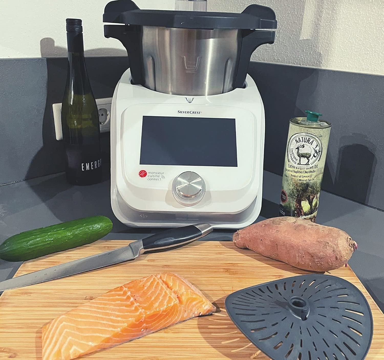 1PC Geeignet Messer Schutz Klinge Abdeckung für Lidl Monsieur Küche Verbinden Roboter Herde Ideal für Langsam Kochen und Sous-vide
