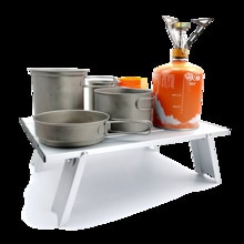 Multipurpose and Collapsible Micro Table for Backpacking or Family Camping