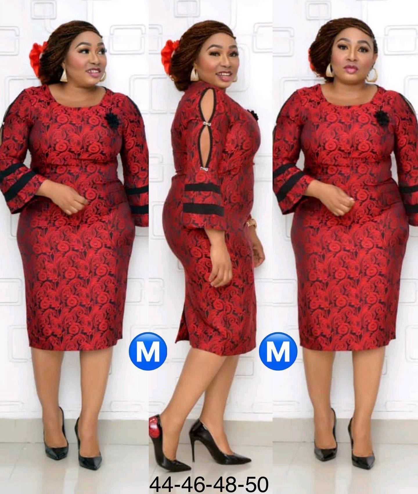 Herfst Mode Afrikaanse Vrouwen O-hals Polyester Plus Size Midi Jurk Afrikaanse Kleding Afrikaanse Jurken Voor Vrouwen 2XL-6XL