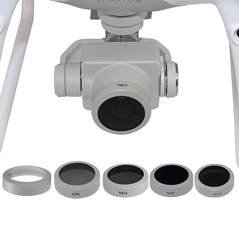 Lens Filter Uv Neutral Density Filters ND4 ND8 ND16 Cpl Polarisatiefilter Voor Dji Phantom 4 Pro V2.0 Geavanceerde Drone onderdelen