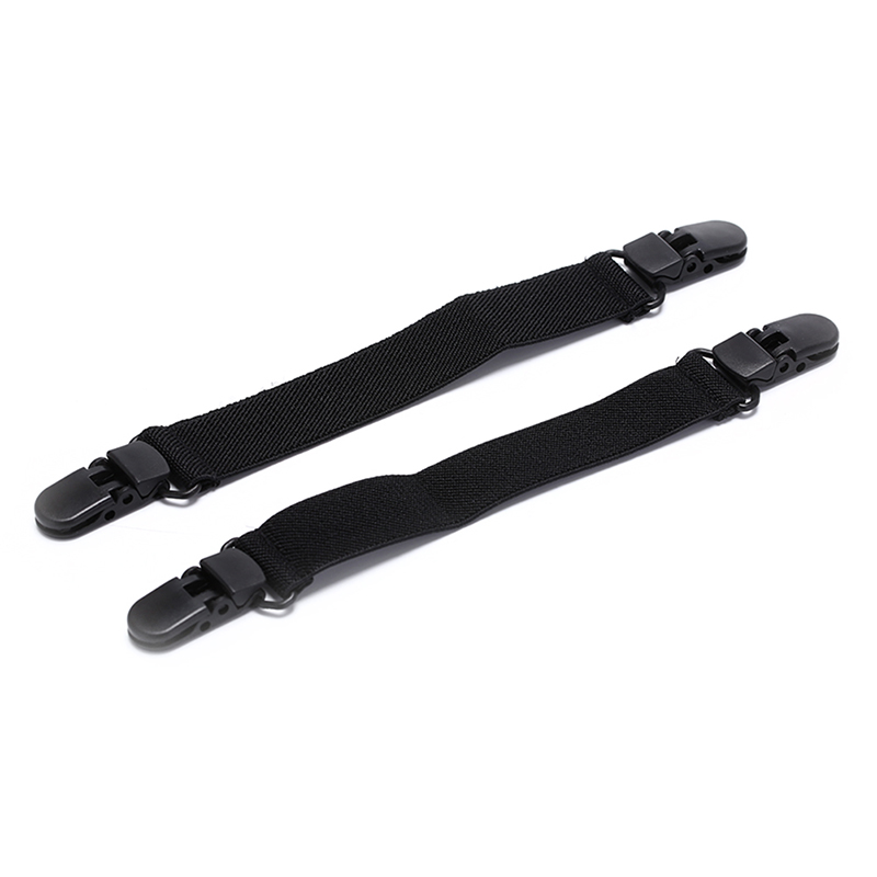 2 Stks/partij Elastische Fiets Biker Been Band Boot Plastic Polyester-Katoen Materiaal Bandjes Rijden Broek Clips Stijgbeugels Clips