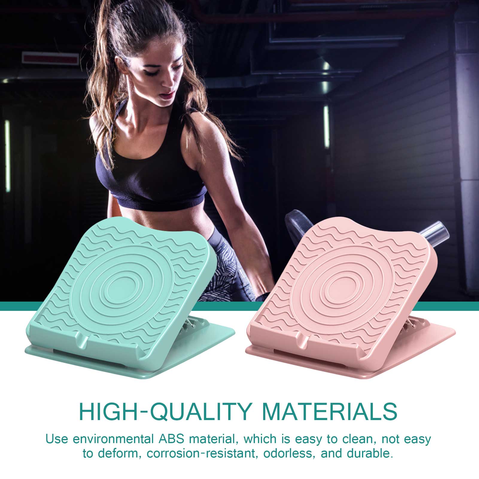 Tension board oblique pedal folding bar stool household tendon stretcher compression tendon stovepipe fitness device