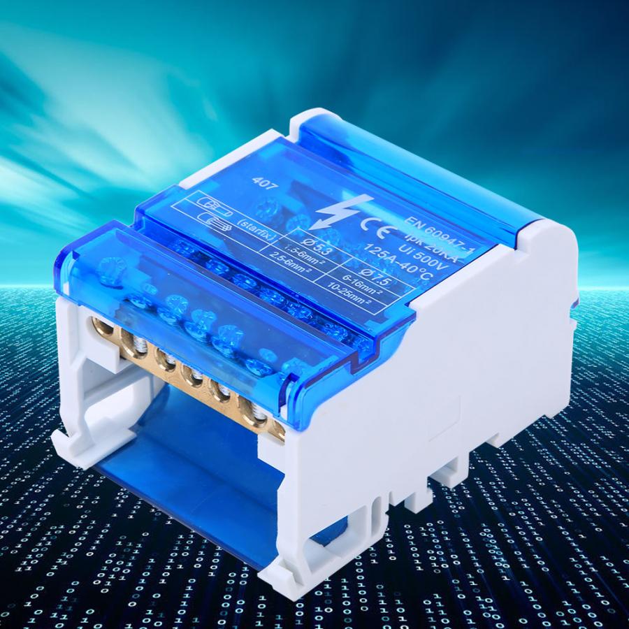 Din Rail Terminal Block Distribution Box 4 Level S... – Grandado