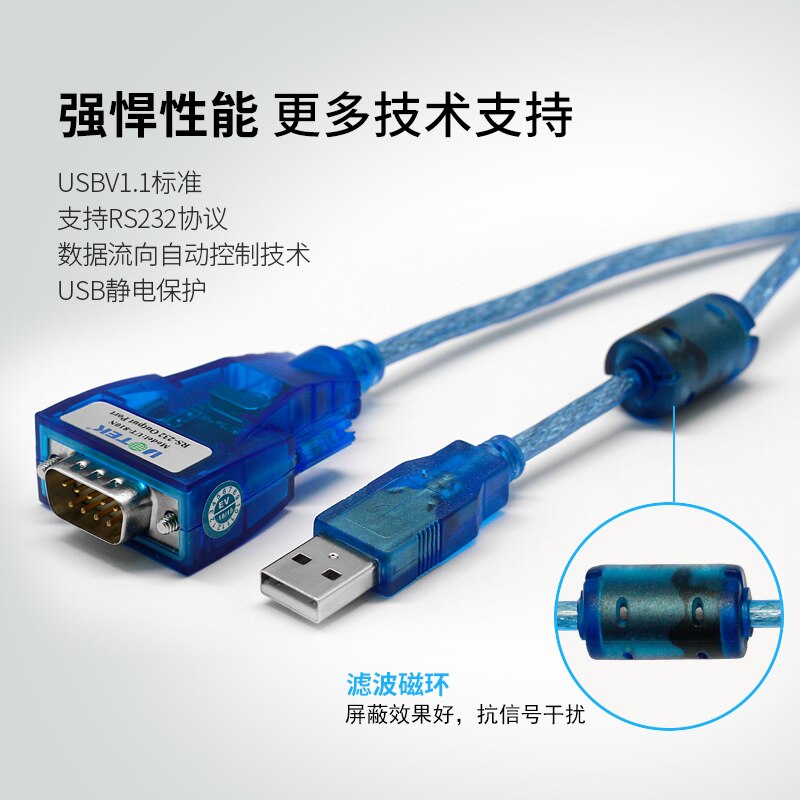 USB to RS232 Serial Connection Applicable VER ( USB )1.0 UT-810N