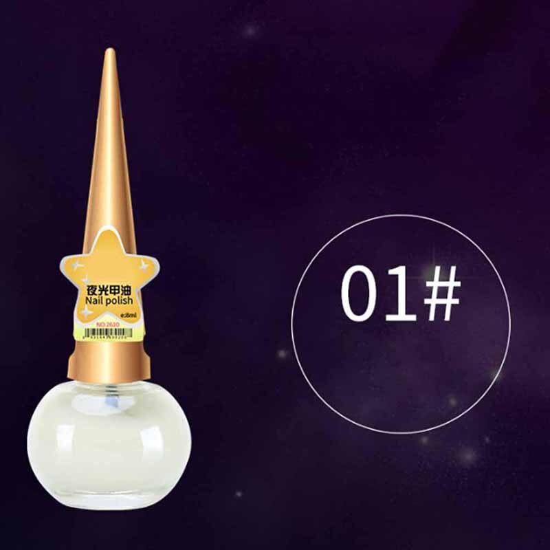 Vernis à ongles en Gel Fluorescent, Non toxique, 12 couleurs, néon lumineux, 14ML, à la , brille dans la nuit, pour femmes et enfants: 1