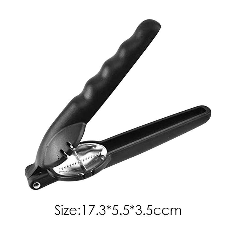 304 Stainless Steel Manual Chestnut Opener Peeler Metal Nutcracker Sheller 2 in 1 Chestnut Nut Clip Cutter Gadgets Kitchen Tools: 17.5x5x3.5cm Black