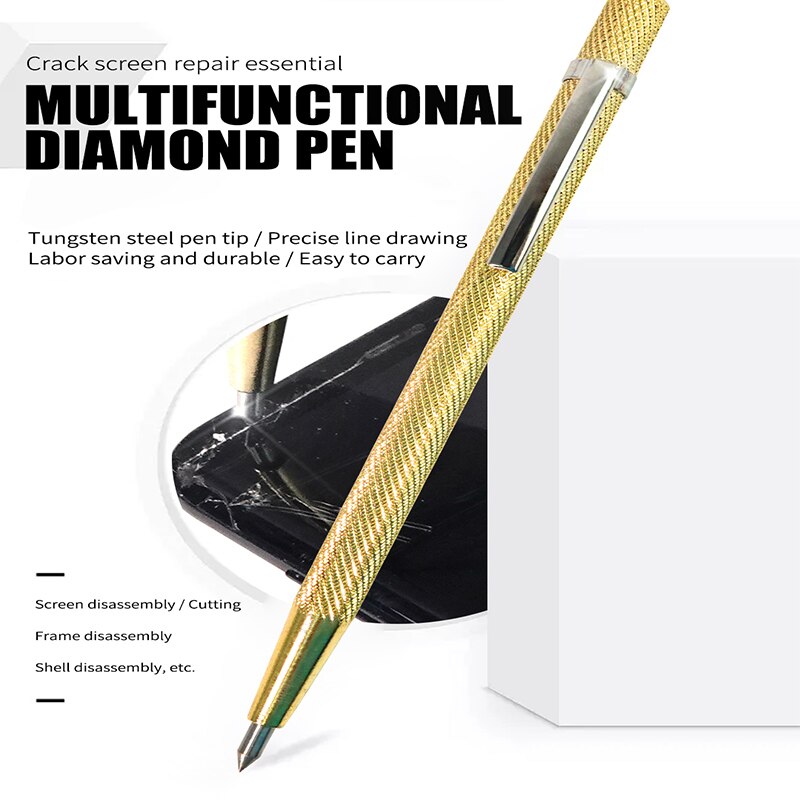 Glass Break Pen LCD Edge Screen Corner Crack Tool For Samsung Huawei LCD Touch Screen Separating Replacement Repair