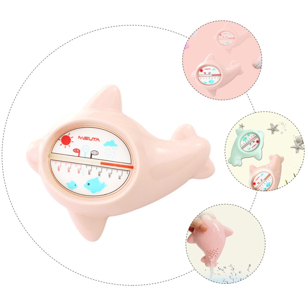 2pcs Cute Novel Cartoon Durable Water Thermometer Baby Toy Toy Thermometer Tub Thermometer