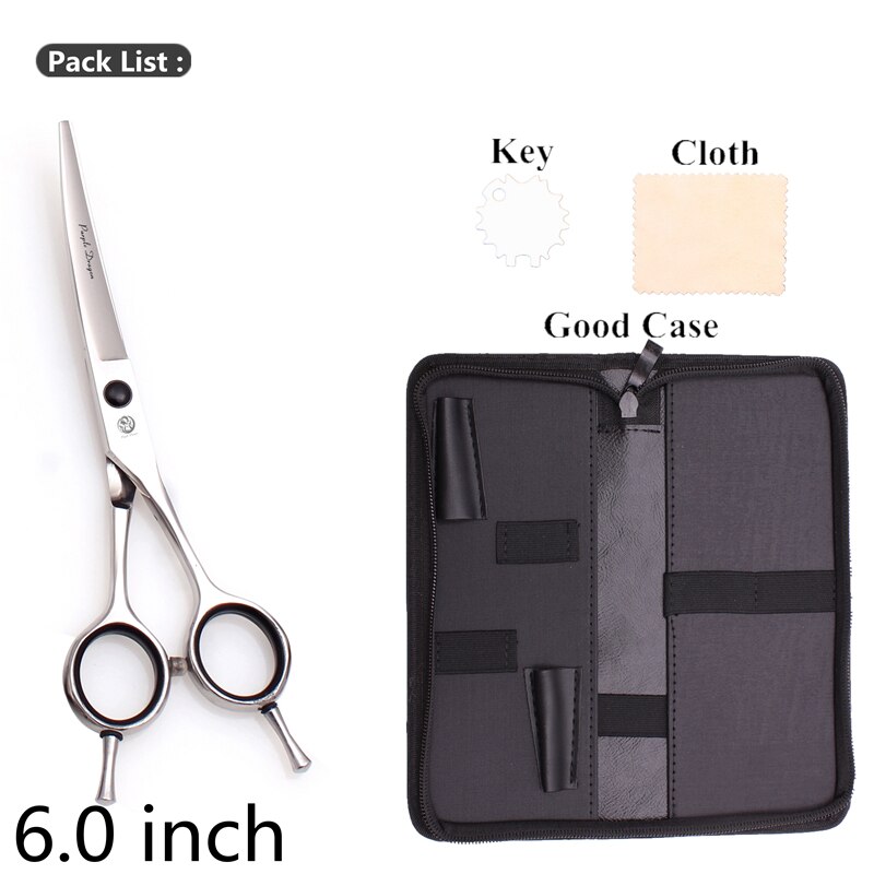 Ebene Pflege Schere 5,5 "6" 7 "8" Lila Drachen Edelstahl Hund Schere Gebogene Schere Haustier Schere Finger Rest Z1028: Z1028 Yin UC 6Y