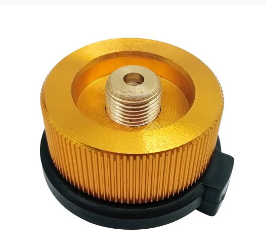 Utomhus spis camping gas spis gas tank konvertering huvud adapter brännare lpg cylinder propan refill adapter: Endast adapter