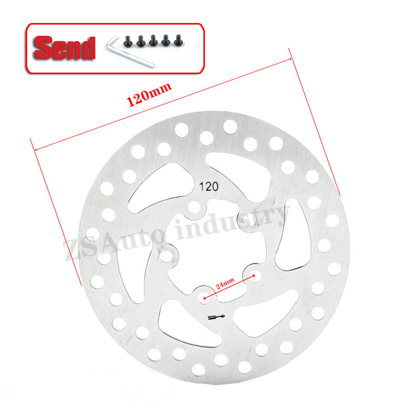 Guida mountain bike bicicletta elettrica scooter freno idraulico in acciaio inossidabile accessori originali 110-160: 5-H120B