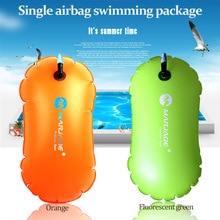 Wave Swim Bubble for Open Water Swimmers and Triathletes PVC Swimming Tow Float Bundle Swim Buoy
