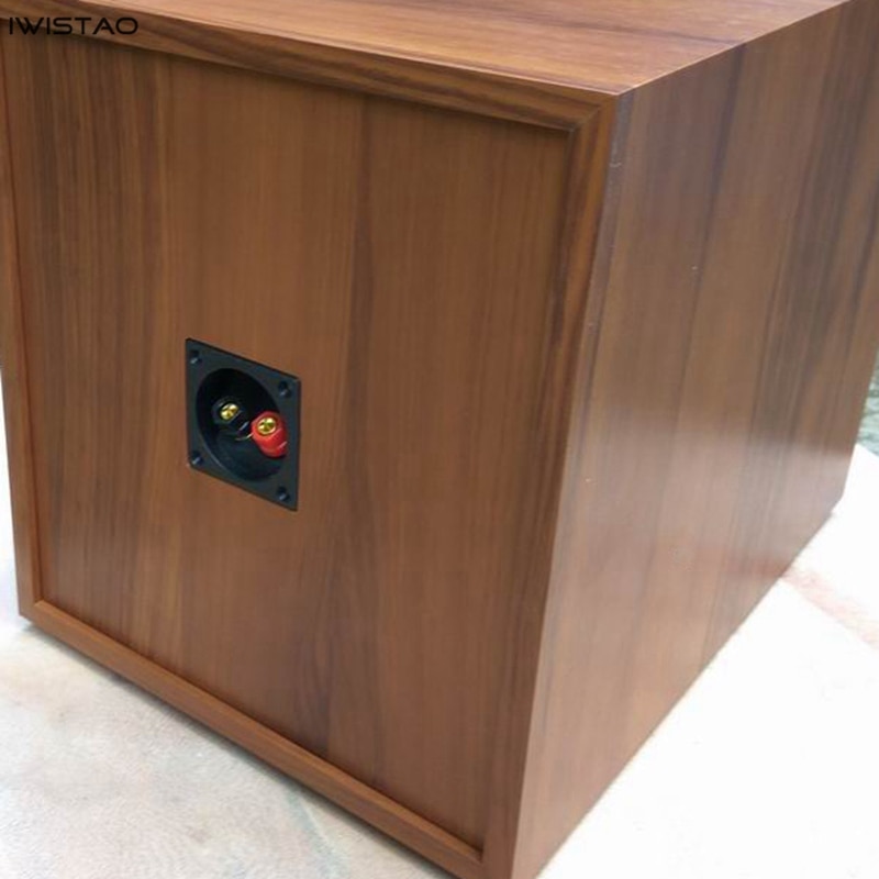 Iwistao hifi 8- tuuman subwoofer tyhjä kaappi passiivinen puinen kaiutinkotelo hdf -levy diy