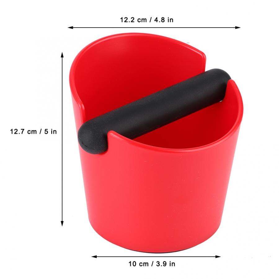 Coffeware Sets Mini ABS Plastic Coffee Grounds Container Bucket Knock Bin Box with Bar Coffee Accessory Home Coffee Making