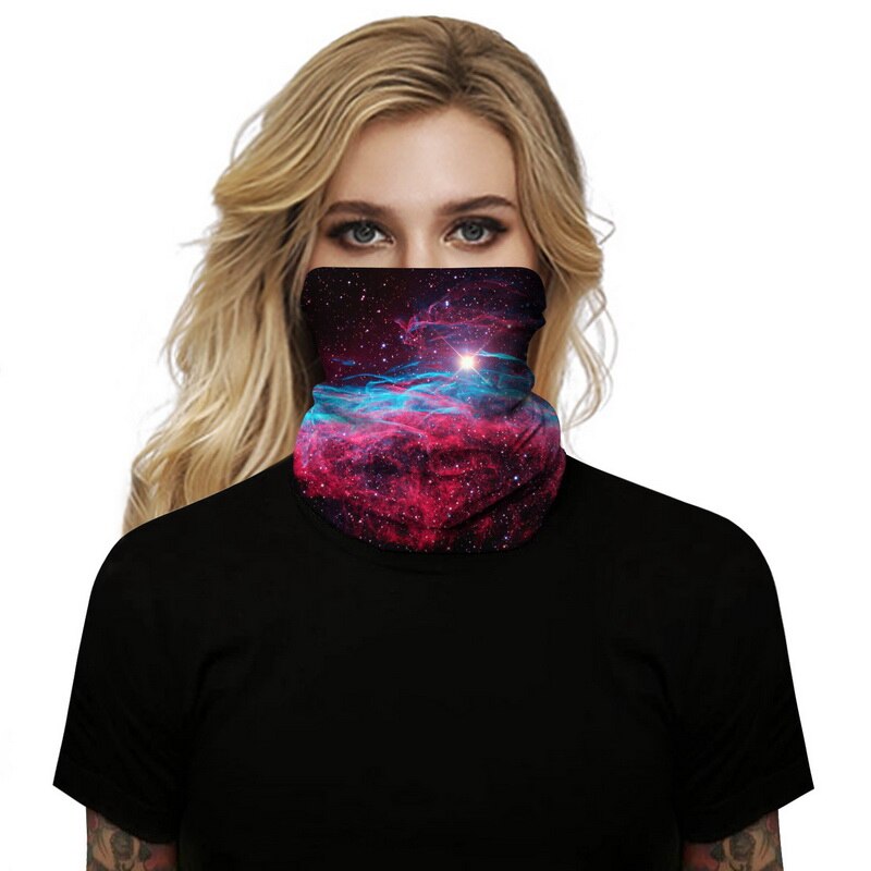 Ademende sjaal voor buiten, bedrukking, bescherming tegen de zon, fiets, gezichtsbedekking, bandana, sjaal, masker: 7