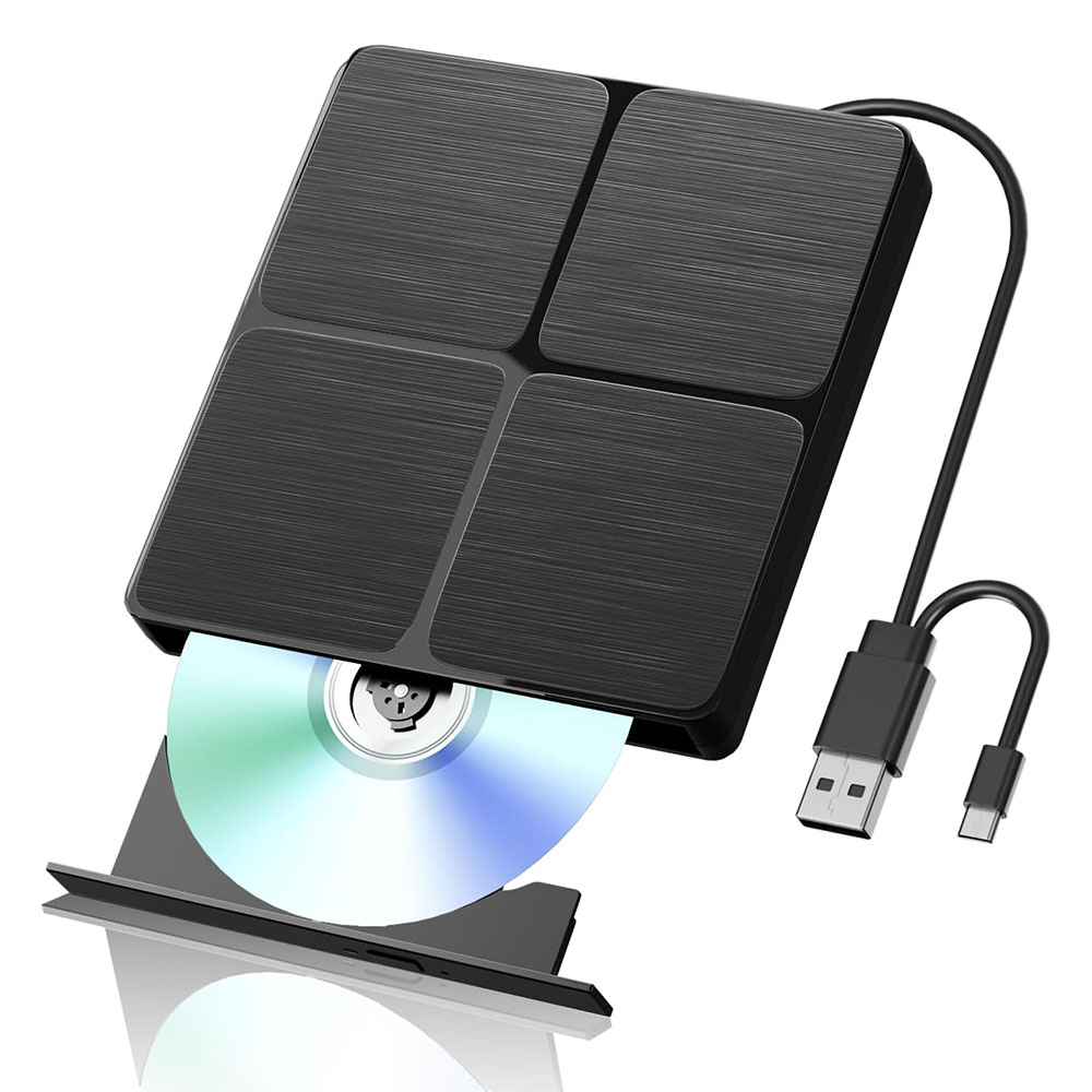 External blu-ray drive, usb 3.0,  cd/dvd player for laptop/pc, portable bd combo blu-ray disc reader for windows and mac os: Default Title