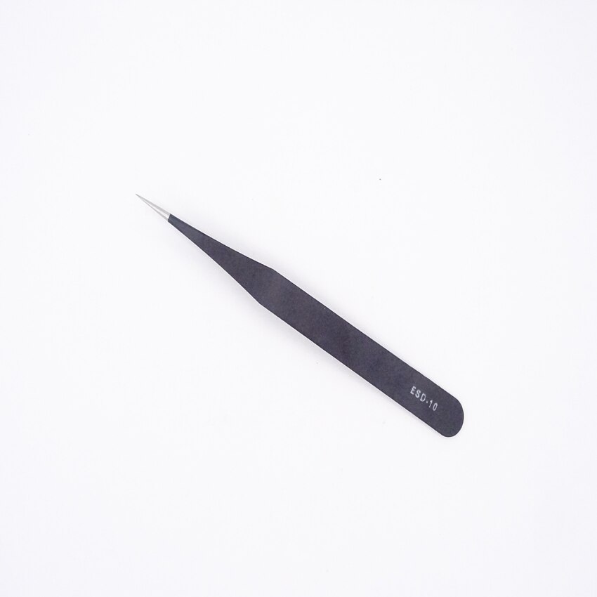 HRC40 Graden Multifunctionele Anti-Statische Antimagnetic Sharp Punt Roestvrijstalen Pincet ESD-10 Voor Repareren Gereedschap