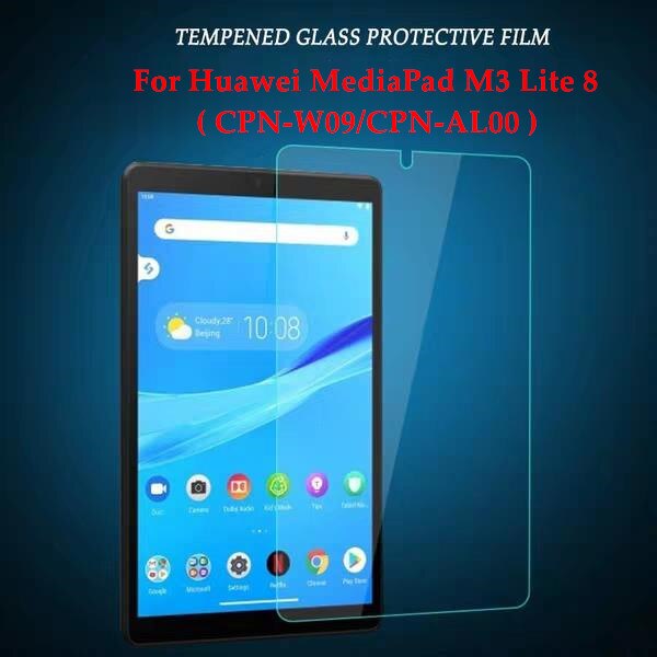 2Pcs Vetro Temperato Protezione Dello Schermo Per Huawei Mediapad T3 8.0 T5 10 M5 M6 10.8 8.4 2019 M5 Lite 8.0 10.1 Pellicola di Protezione in vetro: M3 Lite 8.0 2pcs