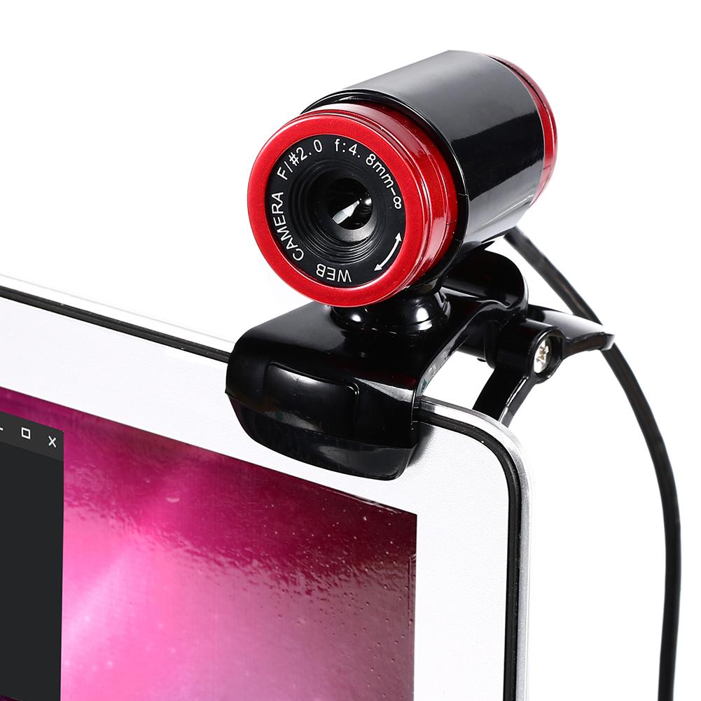 Web Camera Mini HD USB Webcam Video Call Camera Computer Built-in Sound-absorbing Microphone For PC Laptop Video Recording