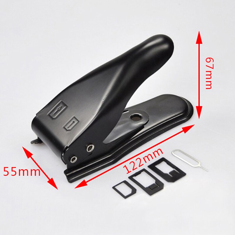 Micro Sim Card Cutter Voor Smart Telefoon Accessoire Multifunctionele Dual 2 In 1