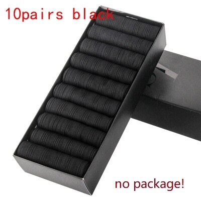 10 pairs/box xiaomi socks men's summer ultra-thin socks solid color Middle length stockings comfortable: no package9