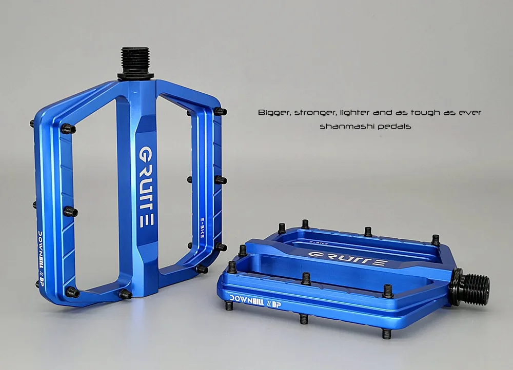 2024 Fietspedalen Ultralichte Pedalen 3 Lagers Cnc Aluminiumlegering Fiets Platte Pedalen Racefiets Fietsen Accessoires: Blauw