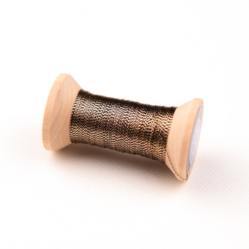Light brown series of Gold thread/French embroidery thread/embroidery spool/colorful gold embroidery thread /50 meters/roll: 3