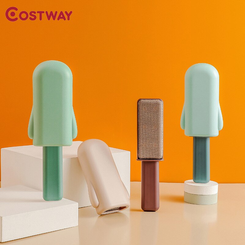 COSTWAY Magic Lint Remover Clothes Lint Roller Reusable Hair Cleaning Static Dust Brush Household Coat Pet Fur Remover Brushes