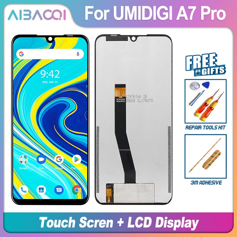 AiBaoQi Touch Screen+LCD Component Replacement For Umidigi A9 Pro/A7/A7S/A7 Pro/A5 Pro/Z/Super/BISON Phone: For A7 Pro
