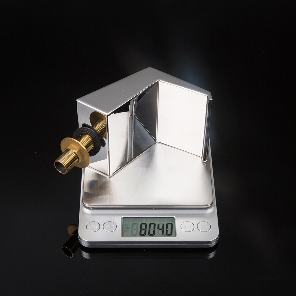 Vierkante Massage Bad Waterval Mixer Badrandcombinaties Jacuzzi Waterafvoer Bad Uitloop Tap Omstelling Messing