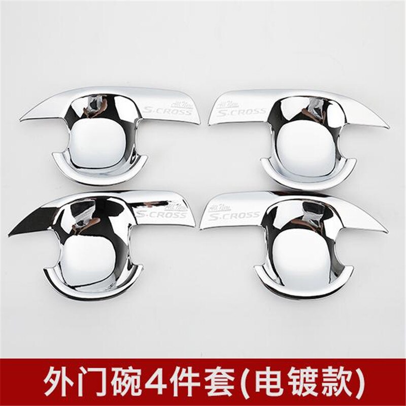 Hoogwaardige Abs Chrome Deurgreep Cover Voor Suzuki SX4 S-Cross S Cross Auto -Styling Auto-Covers