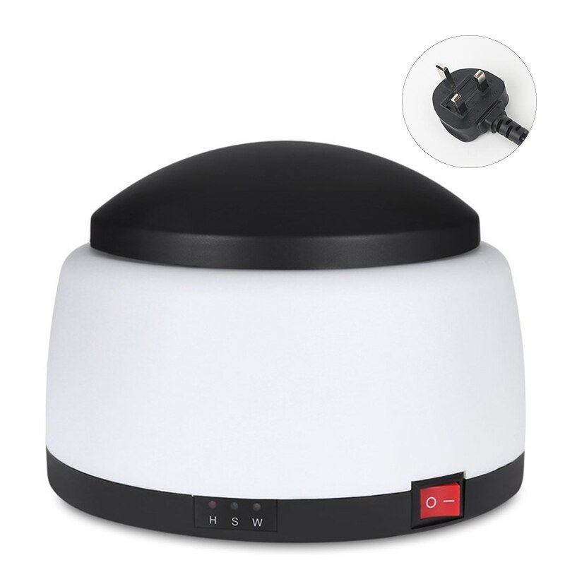 36W Electric Steam Nail Polish Remover UV LED Nail Gel Nail Remover Machine Portable Home Steam Off Nail Steamer: White UK plug