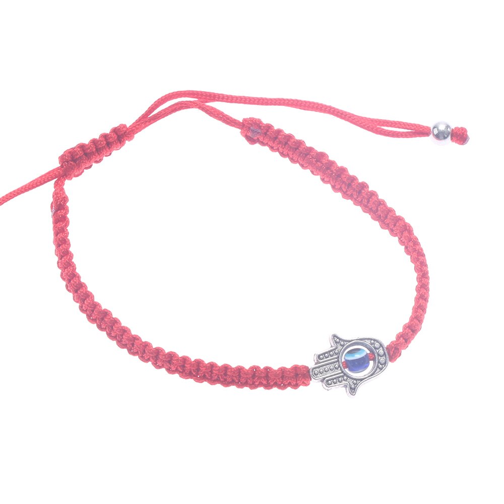 Geluk Kabbalah Red String Draad Hamsa Armbanden Blauw Turkse Evil Eye Charm Vrouwen Handgemaakte Vriendschap Sieraden