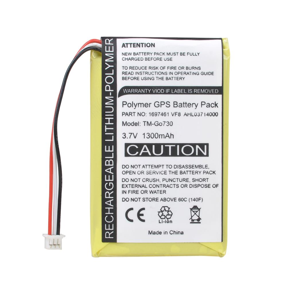 1300mAh Battery for TOMTOM VF8 No.VF8 Battery AHL03714100 Go 520 530 530 Live 630 630T 720 TMC 720T 730 1697461
