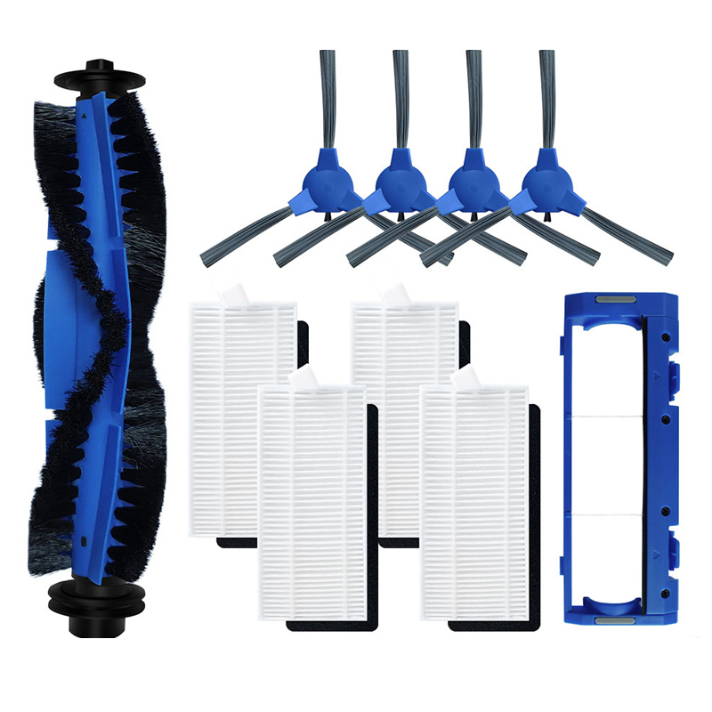 Para Cecotec Conga 2290 Ultra 05661 Robot repuestos de aspiradora accesorios Cepillo Lateral principal filtro Hepa trapo de fregona: Rojo