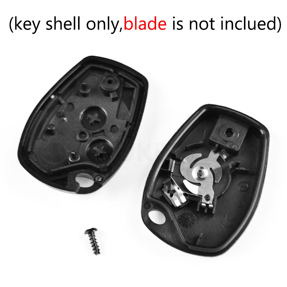 Para Renault Trafic Clio Kangoo Modus Twingo para Dacia Duster Logan Sandero Movano Terrano reemplazo de carcasa de llave remota de coche