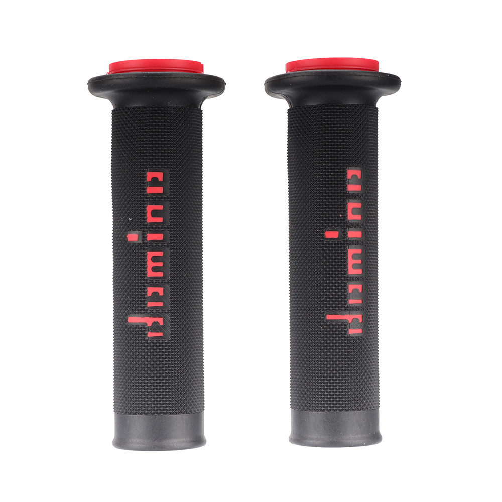 7/8 Zoll 22 24mm Motorrad griffe Lenker griff griffe Domino Dirt Bike Racing Motocross Gel Gummi bremsen Universal griffe: Rot