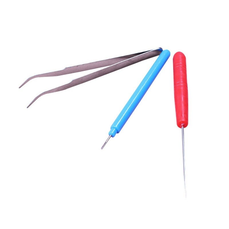 Tweezer Quilling Needles Slotted Pen Tool Kit Paper Quilling Tool Plastic Wave Paper-rolling Crimping For Party Paper Tools