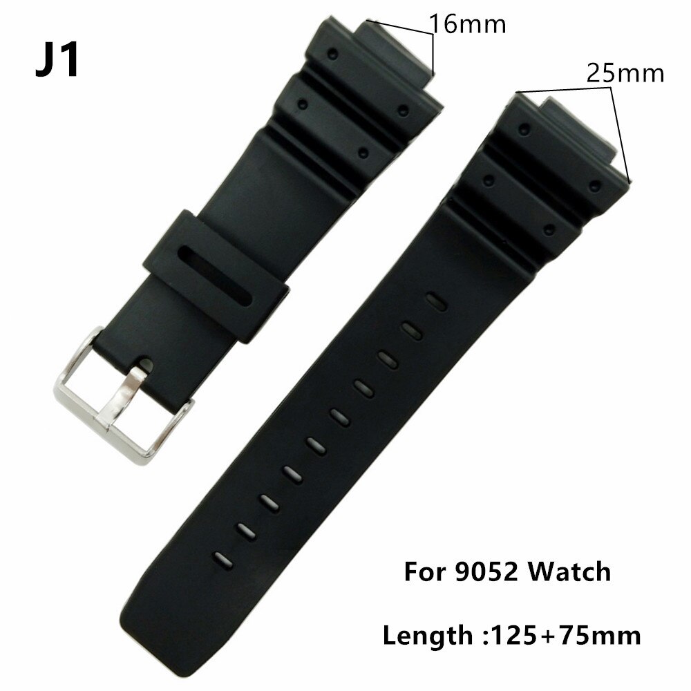 Für casio Uhren Armband Silikon Gummibänder EF Ersetzen Elektronische Armbanduhr Band Sport Uhr Straps 16mm 18mm 20mm 22mm: J1