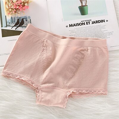 Women Body Shaper Hip Abdomen Tummy Control Panties Briefs Waist Underwear Soft Slimmer Elasticity Lingerie (One size): Pink