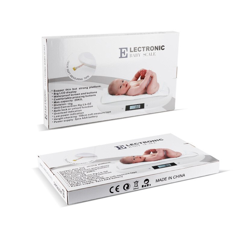 Stabiele En Antislip Huishoudelijke Baby Schaal Een Sleutel Reset Smart Menselijk Lichaam Elektronische Weegschaal