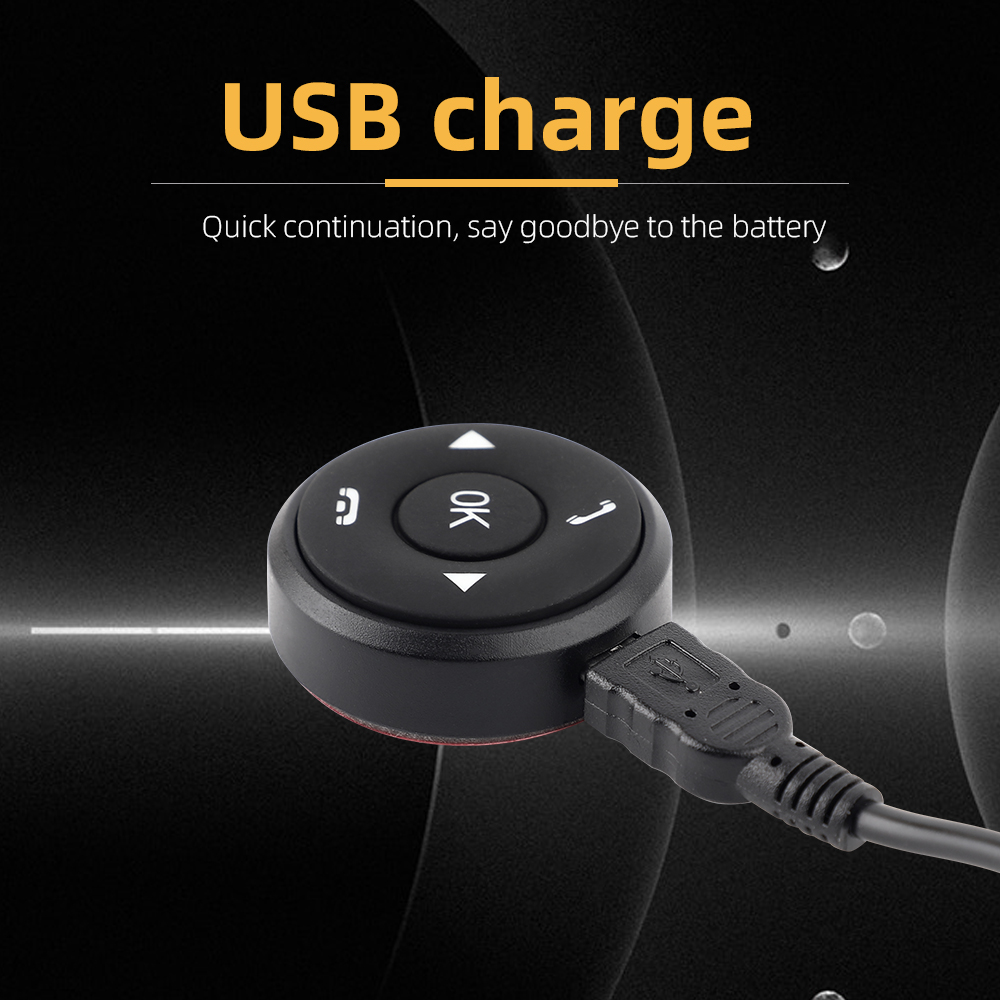 Télécommande universelle pour volant de voiture, 10 touches, musique, DVD sans fil, Navigation GPS, Radio, boutons de télécommande