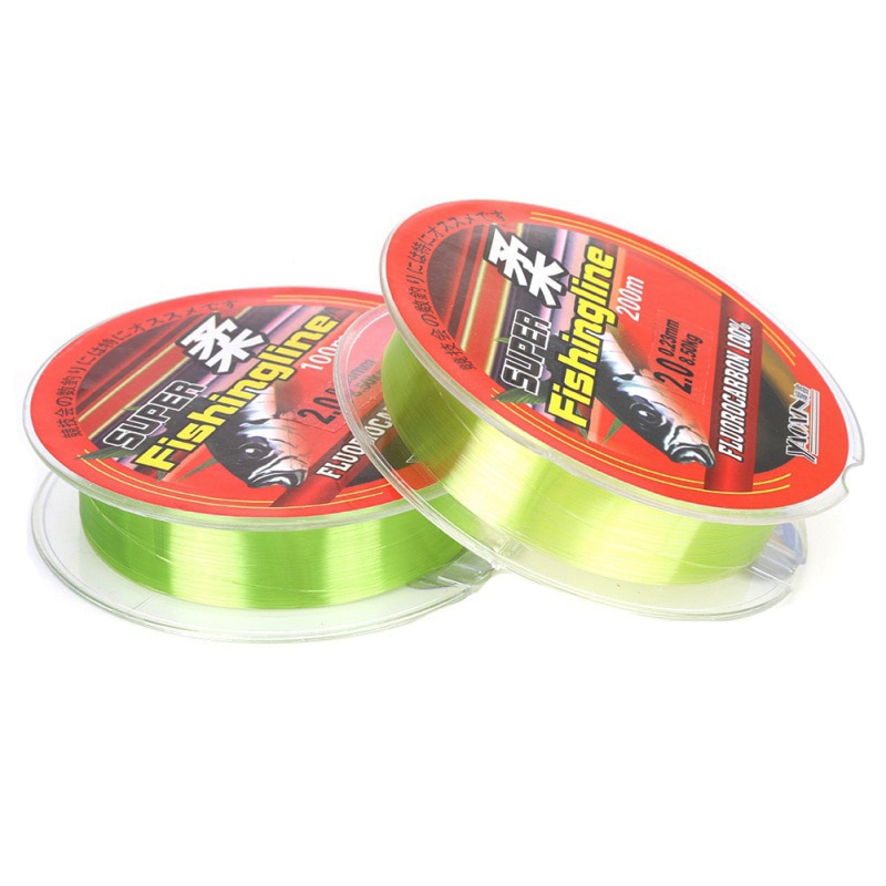 200M Nylon Fishing Line Fluorocarbon Coated Monofilament Fishing Leader Line Carp Fishing Wire Fishing Accessories