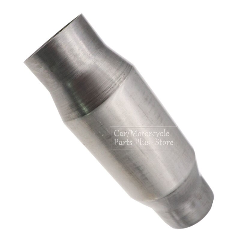 Universal 3" Car Catalytic Converter Exhaust Systems Muffler Length High Flow 11" Stainless Steel Car Engine Accessories